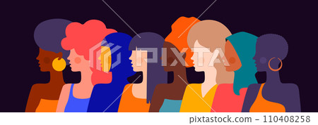 Different ethnicity beauty women 110408258