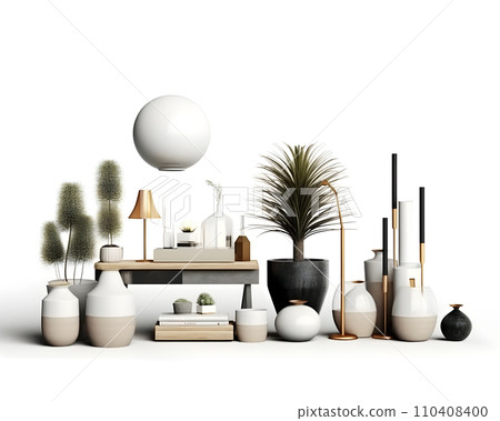 interior design concept home modern architecture furniture object idea generative Ai. 110408400
