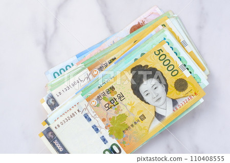 韓國貨幣、韓元紙幣 110408555