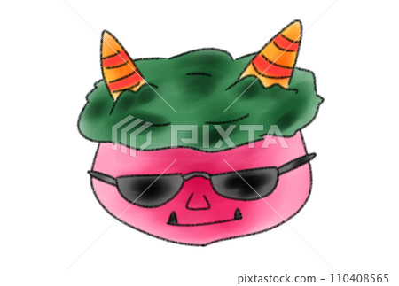 Cute red demon illustration Cute red demon illustration 110408565