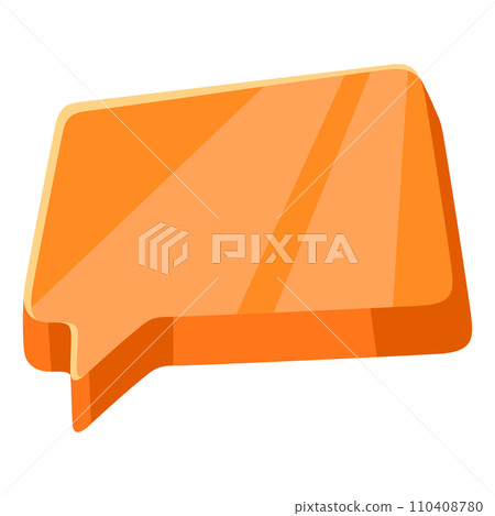 Speech bubble illustration. Image for design and decoration. Speech bubble illustration. Image for design and decoration. 110408780
