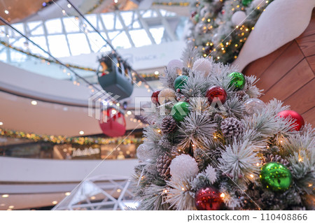 the Christmas decorations of the IFC shopping mall Dec 2 2023 110408866