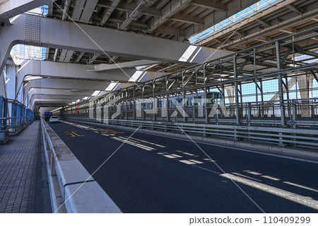 [Tokyo] The scenery seen from Rainbow Bridge was also very beautiful. 110409299