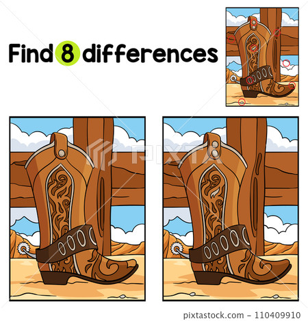 Cowboy Boots Find The Differences Cowboy Boots Find The Differences 110409910