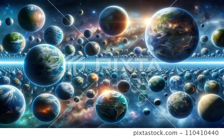 In the infinitely expanding universe, there is a multiverse where all possibilities are realized. 110410440