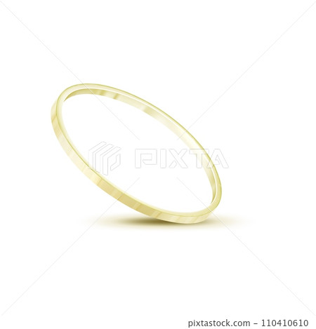 Isolated realistic yellow raw onion ring, vegetable. 3d vector pungent round piece of tuber, releasing sharp aroma. Its translucent, crisp texture promises bold, savory kick to culinary meals, salads 110410610