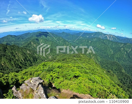 從一之登山的朝日山脈 110410900