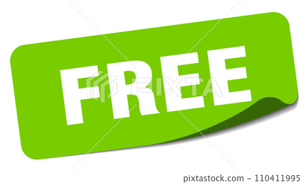 free sticker. free label 110411995