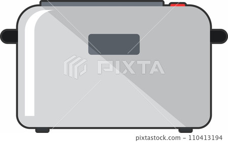 Electric Toaster Icon in flat style. Vector Illustration Electric Toaster Icon in flat style. Vector Illustration 110413194
