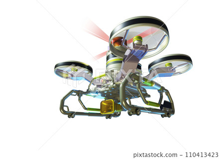 Police drone (white background version) Police drone (white background version) 110413423