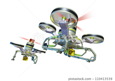 警用無人機(編隊:白底版) 警用無人機(編隊:白底版) 110413539