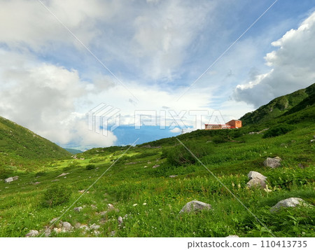 中央阿爾卑斯山千疊敷冰斗風景 中央阿爾卑斯山千疊敷冰斗風景 110413735