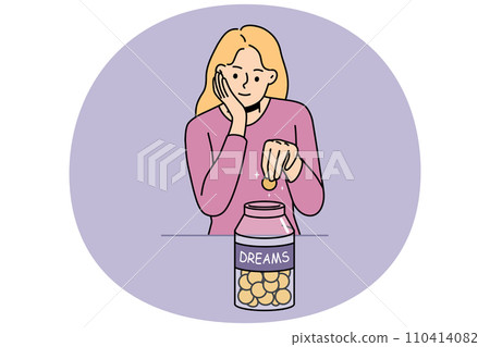 WebSmiling woman gather coins in jar for dreams WebSmiling woman gather coins in jar for dreams 110414082