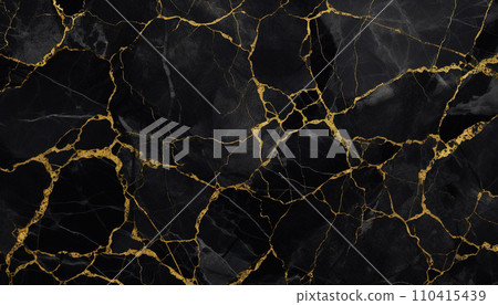 abstract black marble with yellow gold veins luxury background texture pattern background wallpaper AI generated abstract black marble with yellow gold veins luxury background texture pattern background wallpaper AI generated 110415439