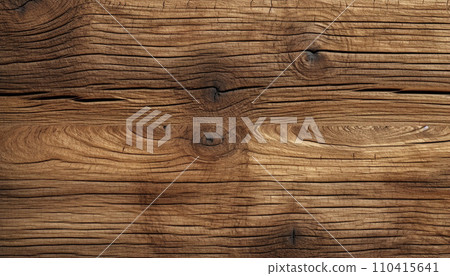 organic wood texture background, wooden floor planks in light and dark brown color, detailed wallpaper pattern AI generated 110415641