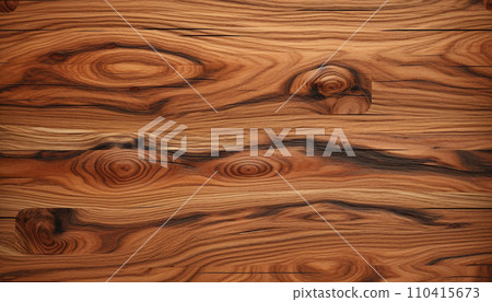organic wood texture background, wooden floor planks in light and dark brown color, detailed wallpaper pattern AI generated 110415673
