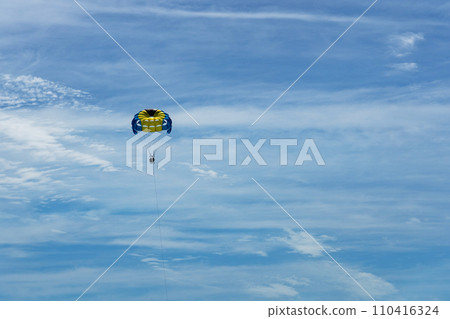 Parasailing Bahamas Islands 110416324