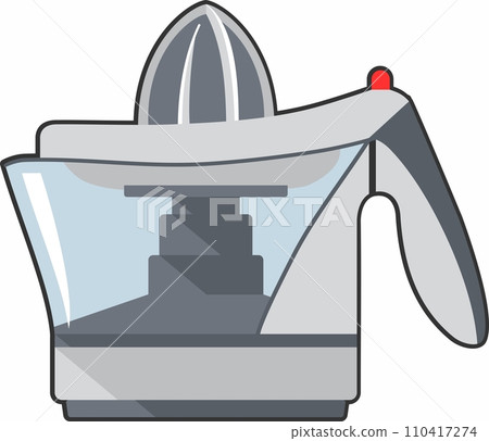 Citrus Juicer Machine Icon in flat style. Vector Illustration 110417274
