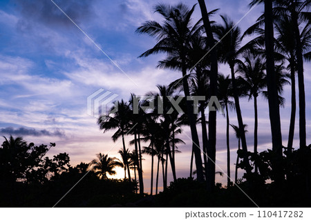 Sunset glow in the Bahamas 110417282