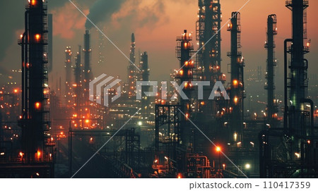 Oil and gas industrial refinery zone 110417359