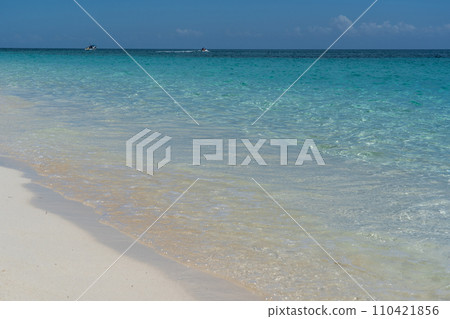 Beautiful beach on Paradise Island Beautiful beach on Paradise Island 110421856