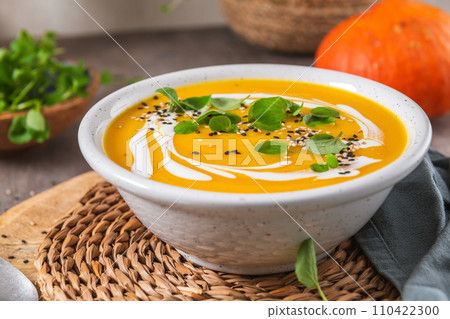 Creamy pumpkin soup Creamy pumpkin soup 110422300