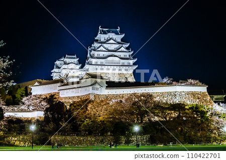 姬路城櫻花夜景 姬路城櫻花夜景 110422701