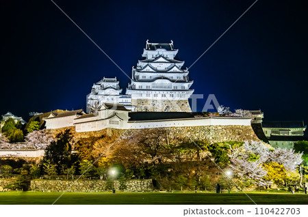 姬路城櫻花夜景 姬路城櫻花夜景 110422703