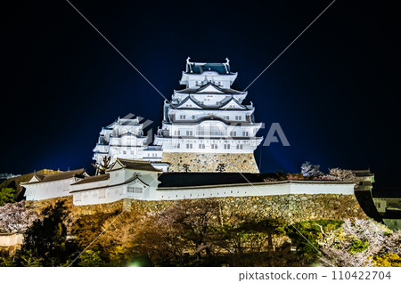 姬路城櫻花夜景 姬路城櫻花夜景 110422704
