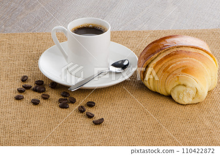 Cup of black coffee 110422872