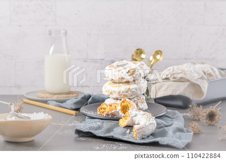 Sweet portuguese donuts 110422884