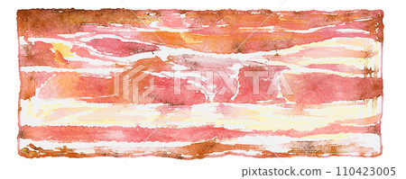Bacon painted in watercolor 110423005