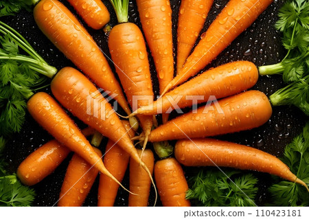Lots of fresh carrots 1 AI generated image 110423181