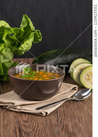 Soup with vegetables Soup with vegetables 110423501