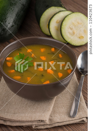 Soup with vegetables Soup with vegetables 110423673