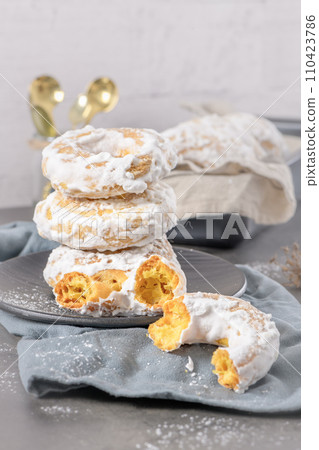 Sweet portuguese donuts 110423786