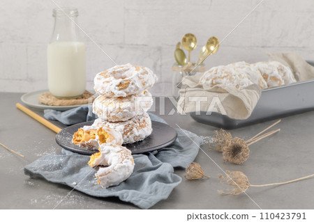 Sweet portuguese donuts 110423791