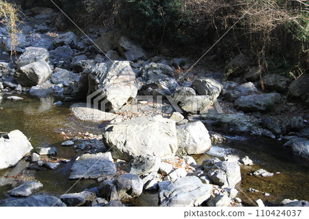 Scenery of Osaka Takatsuki Settsu Gorge full of sunlight in winter Scenery of Osaka Takatsuki Settsu Gorge full of sunlight in winter 110424037