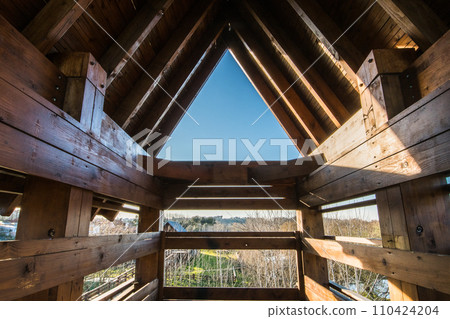 Bird observation tower interior 110424204