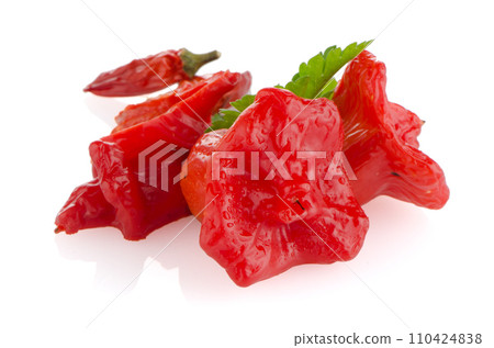 Red peppers Red peppers 110424838