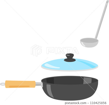 iron frying pan 110425856