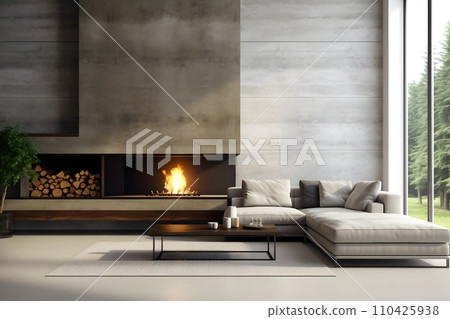 Modern simple style interior design 1 AI generated image 110425938