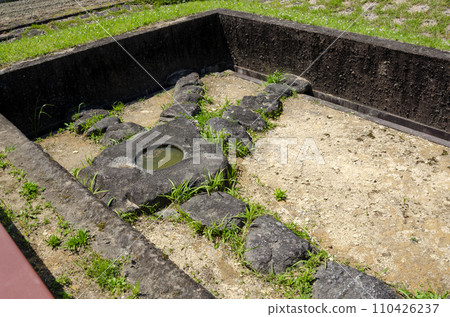 ancient clock ruins 110426237