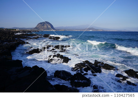 rocks on the beach 110427565
