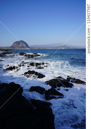 rocks on the beach 110427567