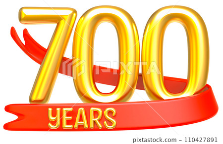 Happy Anniversary Number Years Gold 3D Render Happy Anniversary Number Years Gold 3D Render 110427891