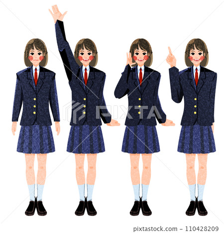 女學生姿勢合集 女學生姿勢合集 110428209