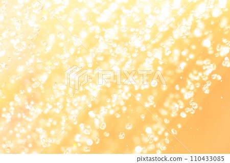 Orange ball bokeh/round bokeh background glitter 110433085