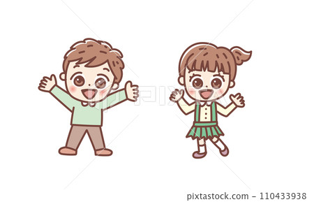 孩子們歡呼雀躍、欣喜若狂 110433938