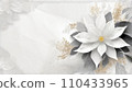 White flower AI-generated image 110433965